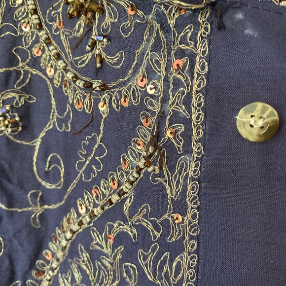 Traditional Indian Beaded Wedding Sherwani & Pants - Picture 8 of 8